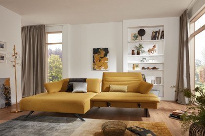 1052 von Himolla - Polstersofa Ausführung links gold