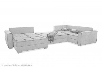 Brixen von Job - Wohnlandschaft Variante rechts braun