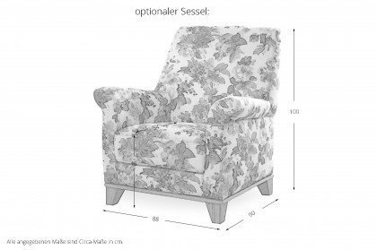 S406 Turin von Ponsel - Polstergruppe silber