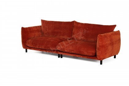 Peak von Easy Sofa - Big-Sofa rot-orange