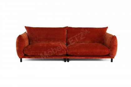Peak von Easy Sofa - Big-Sofa rot-orange