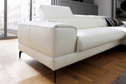 21106 Piedroo von Willi Schillig - Ecksofa Ausführung rechts weiß