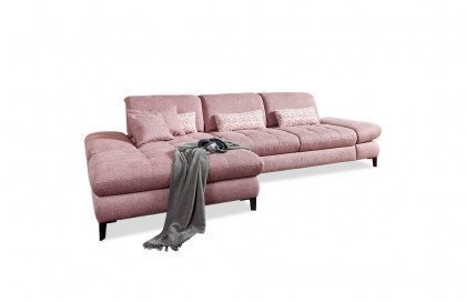 Carolina-C-XC von Poco - Ecksofa Variante links altrosa