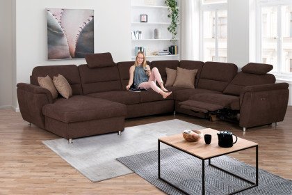 Deva von Grant Factory - Sofalandschaft rechts braun