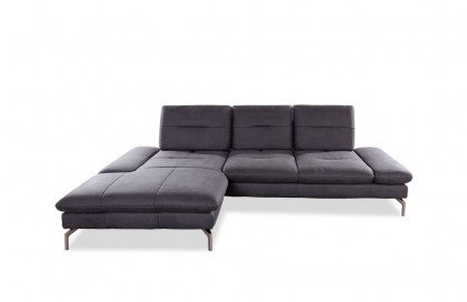 Pasadena von Poco - Ecksofa Variante links dunkelgrau