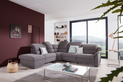 1505 von Himolla - Polstersofa Ausführung links grey