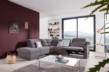 1505 von Himolla - Polstersofa Ausführung links grey