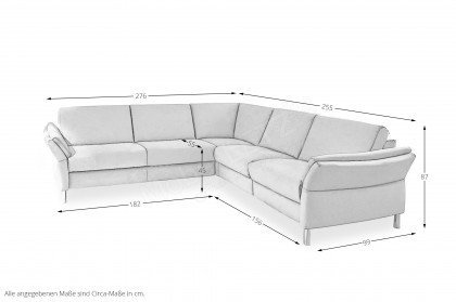 ZE-EM19170 von Zehdenick - Ecksofa Variante rechts ice