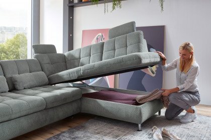 MP-IN20016 von Megapol - Ecksofa Variante rechts steel