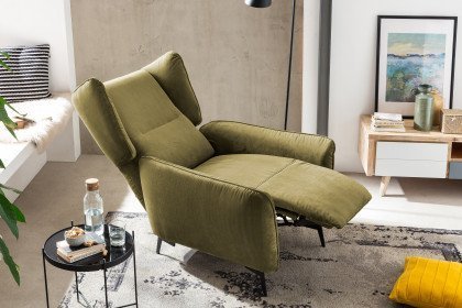 Lorien von Exxpo - Ohrensessel olive