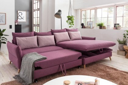 Walker von Exxpo - Ecksofa Variante rechts lilac