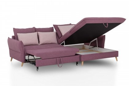 Walker von Exxpo - Ecksofa Variante rechts lilac