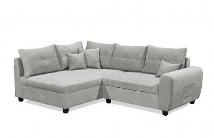 Lea-LE20 von ED-Lifestyle - Eckcouch links schlamm