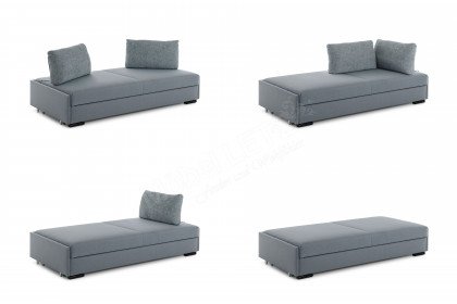 Maxxi von Bali - Funktionssofa blau