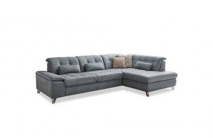 PN-IN18012 von Polinova - Ledersofa Ausführung rechts steel