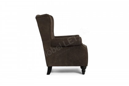 Amazonas-LE21 von GUTMANN - Ohrensessel dunkelbraun