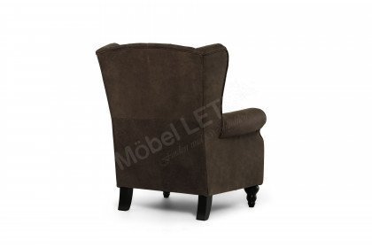 Amazonas-LE21 von GUTMANN - Ohrensessel dunkelbraun