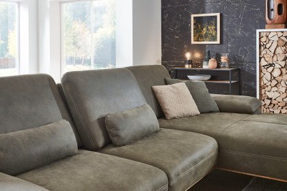 Peer-Phillip von Skandinavische Möbel - Ledergarnitur Variante rechts olive