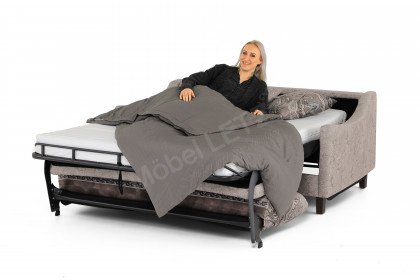 Ancona von Schröno - Polstergarnitur grau-braun