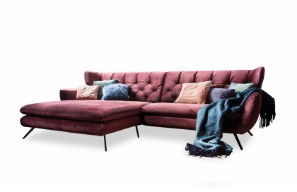 Steen von Skandinavische Möbel - Eckcouch Variante links purple