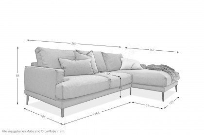 Daisy von Vilmers - Eckgarnitur rechts blush