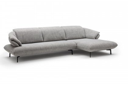 Bluebell von Easy Sofa - Ecksofa Ausführung rechts kiesel