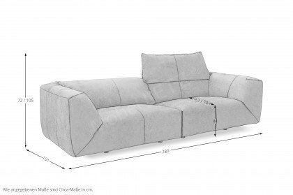 Divino von Easy Sofa - Megasofa camel