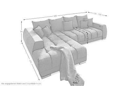 Mustang-LE21 von AZ Iwaniccy - Ecksofa links blue