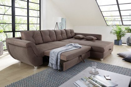 Maranello von Job - Ecksofa Ausführung rechts braun