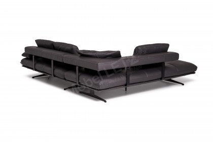 Marella von Easy Sofa - Ledersofa Ausführung links schiefer