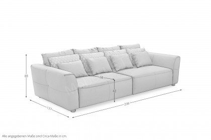 Gulliver von Job - Big Sofa grau