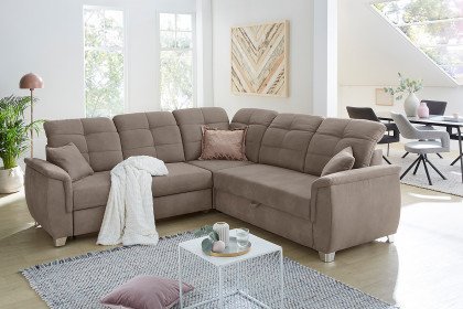 Udine von Job - Ecksofa hellbraun