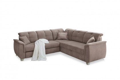 Udine von Job - Ecksofa hellbraun