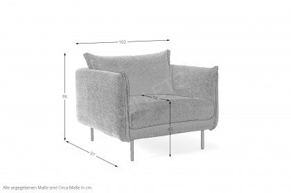 Bounty von Easy Sofa - Lovesitz mocha