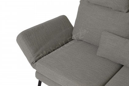 Twister-LE19 von Candy - Ecksofa Ausführung rechts anthrazit