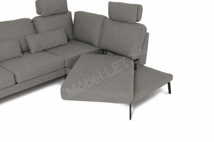 Twister-LE19 von Candy - Ecksofa Ausführung rechts anthrazit