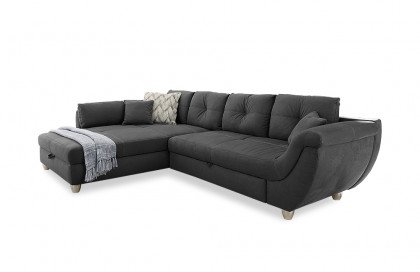 Mirabella aus der Kollektion Letz - Eckcouch Variante links dunkelgrau