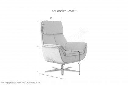 MP-IN20126 von Megapol - Ecksofa Variante links ocean