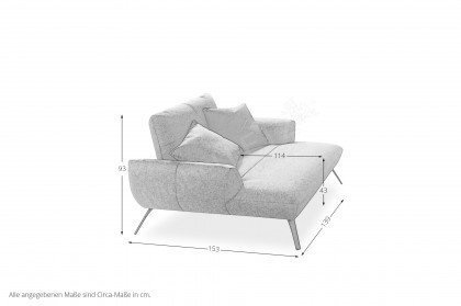 Dover von Poco - Loveseat mustard