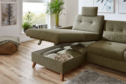 Göteborg von Sit & More - Eckgarnitur Variante links khaki