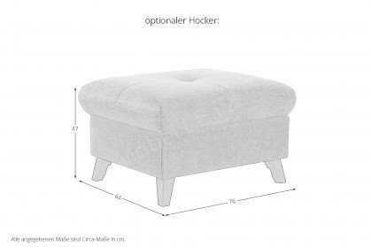 Göteborg von Sit & More - Eckgarnitur Variante links khaki