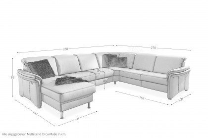 ZE-EM19088 von Zehdenick - Wohnlandschaft Variante rechts camel