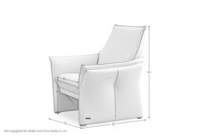 9065 von Himolla - Sessel perle