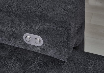 Inside von AZ Iwaniccy - Polstersofa links anthrazit