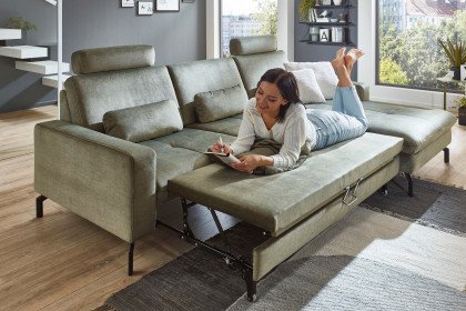 MP-IN20110 von Megapol - Ecksofa Variante rechts olive