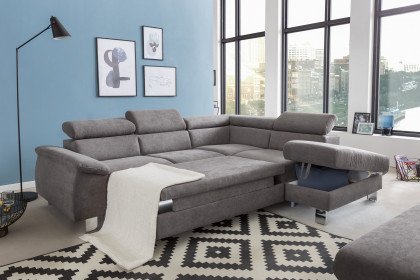 Micky von COTTA - Ecksofa rechts grey