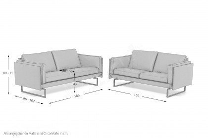 Panama von Erpo Polstermöbel - Polstergruppe tabak