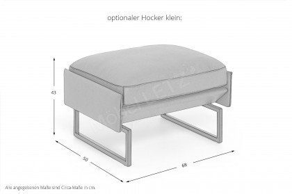 Panama von Erpo Polstermöbel - Polstergruppe tabak