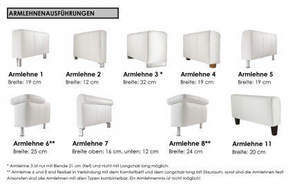 Intermezzo-2.0 von Candy - Eckgarnitur Ausführung rechts taupe
