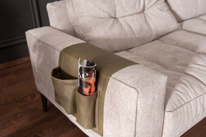 Silvano von ADA Mindful Living - Eckgarnitur rechts stone-grey